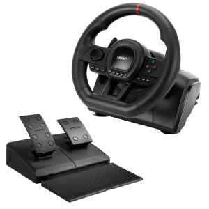 SNOPY V30 ONLY PC Direksiyon Pedal Titreşimli Gaming Oyuncu Direksiyonu(1923)
