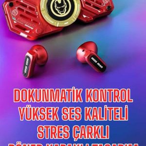 Bluetooth Kulaklık Stres Çarklı Döndürülebilir Uzun Şarj Süreli Oyuncu Kulaklığı