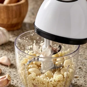 Şarjlı Mini Mutfak Doğrayıcı 450 ML Sebze Sarımsak Soğan Doğrayıcı