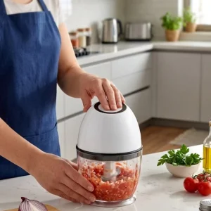 Şarjlı Mutfak Doğrayıcı 450 ML Sebze ve Sarımsak Doğrayıcı