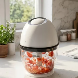 Şarjlı Mini Doğrayıcı 450 ML Kablosuz Sebze Doğrayıcı