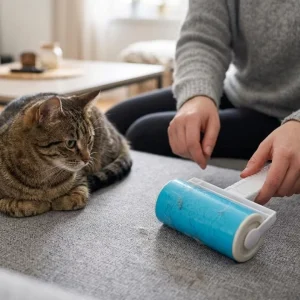 Yıkanabilir Pet Tüy Toplama Aparatı Kıyafet Koltuk Araba İçi Temizlik Rulosu