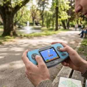 Taşınabilir Klasik Oyun Konsolu TV Bağlantılı Dahili Oyunlu Şarjlı Game Console