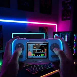 Retro El Konsolu Dahili Klasik Oyunlar AV TV Bağlantılı Şarjlı Oyun Cihazı