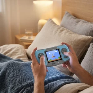 El Tipi Oyun Konsolu Dahili Retro Oyunlar TV Bağlantısı Destekli Taşınabilir Game Console