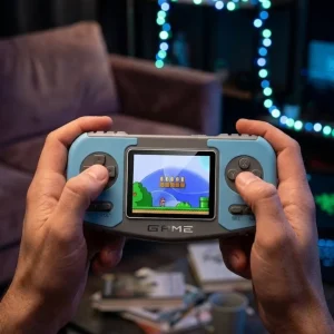 Taşınabilir Retro Oyun Konsolu Dahili Oyunlar TV Bağlantılı Şarjlı El Tipi Oyun Cihazı