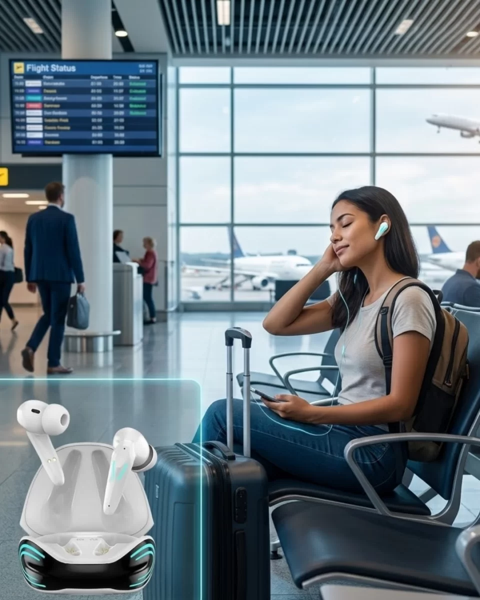 Kablosuz Oyuncu Kulaklığı Düşük Gecikmeli iPhone 14 iPhone 15 Samsung S22 Xiaomi Redmi Note 13 Uyumlu