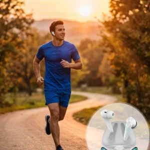 Bluetooth 5.1 Oyuncu Kulaklığı  Gaming Kulaklık iPhone 13 iPhone 15 Samsung S21 Xiaomi Note 12 Uyumlu