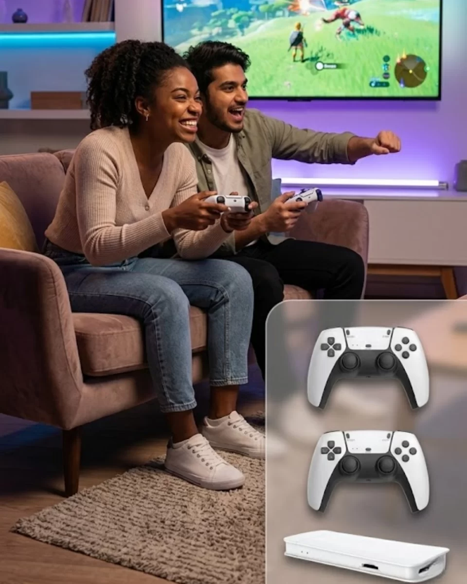 M15 Retro Konsol – 20.000 Oyunlu Çift Gamepadli 4K HDMI