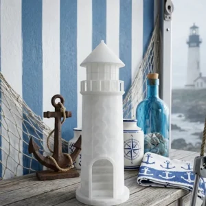 Deniz Temalı 3D Deniz Feneri Dekoratif Obje Ev Aksesuarı