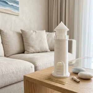 3D Deniz Feneri Dekoratif Obje Modern Ev ve Ofis Aksesuarı