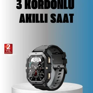 Kablosuz Şarjlı Akıllı Saat Ultra İnce Tasarım