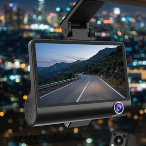 Çift Kameralı Araç İçi Kamera Full HD 1080P Gece Görüş ve Park Modlu