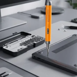 Kablosuz Şarjlı Elektrikli Tornavida Seti 38 Uçlu Type C Li Pil Hassas Tamir Seti