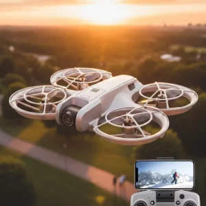 Mini Drone Kameralı Headless Mod LED Işıklı Akıllı Uçuş Sistemi