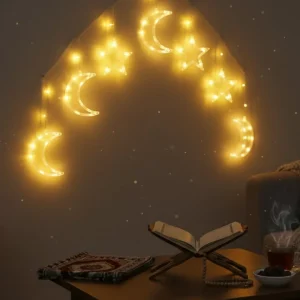 Ramazan Dekorasyon İçin Büyük Ay Yıldız Led Işık