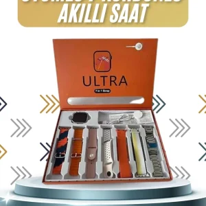 7 Kordonlu Akıllı Saat Plastik Kordon Hasır Kordon Çelik Kordon