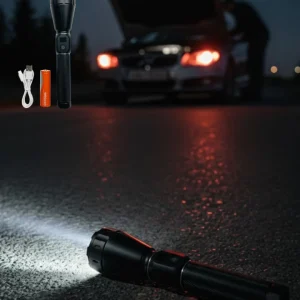 Uzun Ömürlü Bataryalı Şarjlı El Feneri Güçlü LED Aydınlatma