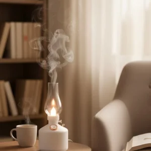 Retro LED Işıklı 1200 mAh Şarjlı Aroma Difüzörü 280 ml Su Kapasiteli