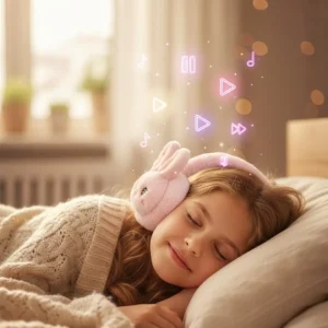 Kablosuz Peluş Bluetooth Kulaklık 40mm Hoparlör ve Mikrofonlu