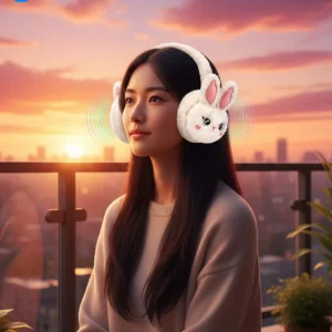 Peluş Kablosuz Bluetooth Kulaklık Çocuk ve Genç Kullanıma Uygun