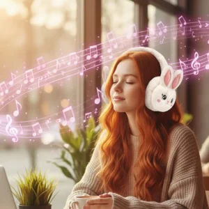 Tavşan Kulaklı Bluetooth Kulaklık Şarjlı Kablosuz Stereo Ses