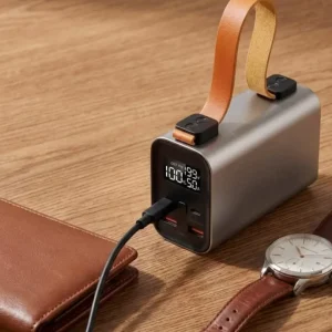 50000 mAh Güçlü Powerbank Dijital Göstergeli Çoklu USB Çıkışlı