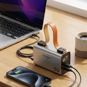 50000 mAh Powerbank Süper Hızlı Şarj LED Dijital Göstergeli Taşınabilir Şarj Cihazı