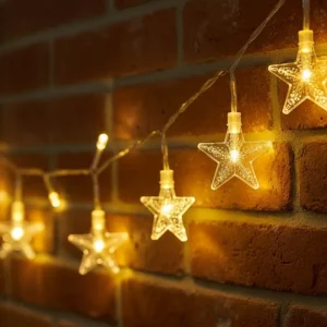 5 Metre Yıldız LED Işık Günışığı Beyaz İç Mekan Dekoratif Aydınlatma