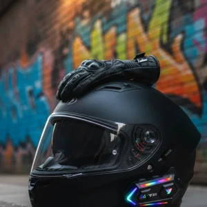 Intercom Mesafeli IPX6 Suya Dayanıklı Kask Kulaklık Sistemi