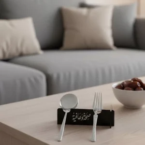 3D Özel Baskı 6’lı Çatal Kaşık Tutucu Modern Sofra Aparatı