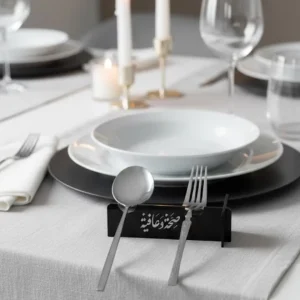 3D Özel Baskı 6’lı Kaşık Çatal Servis Standı Masa Üstü Düzenleyici