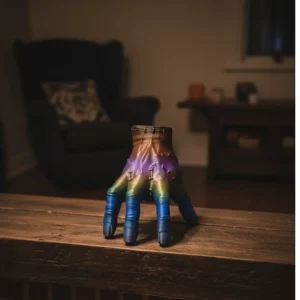 3D Renk Geçişli El Obje 27x22 cm Büyük Boy Ev Dekorasyonu