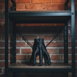 3D Dekoratif Siyah El Obje 27x22 cm Sanatsal ve Şık Aksesuar