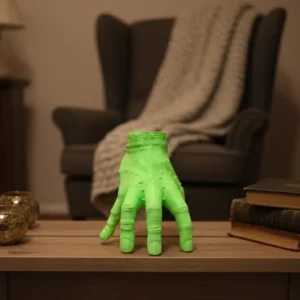 3D Dekoratif Yeşil El Obje 27x22 cm Sanatsal ve İddialı Aksesuar