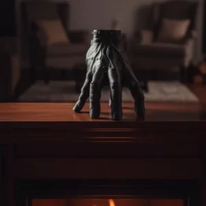 3D Dekoratif Siyah El Obje 17x16 cm Gotik ve Modern Aksesuar