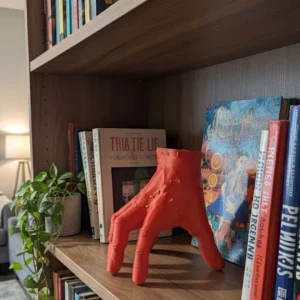 3D Modern Kırmızı El Obje 17x16 cm Ev ve Ofis Dekorasyonu