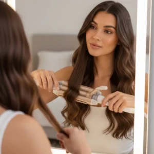 Hızlı Isınan Şarjlı Saç Kıvırıcı Maşa