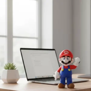 Süper Mario Dekor Figür Şık ve Eğlenceli Oyun Temalı Biblo