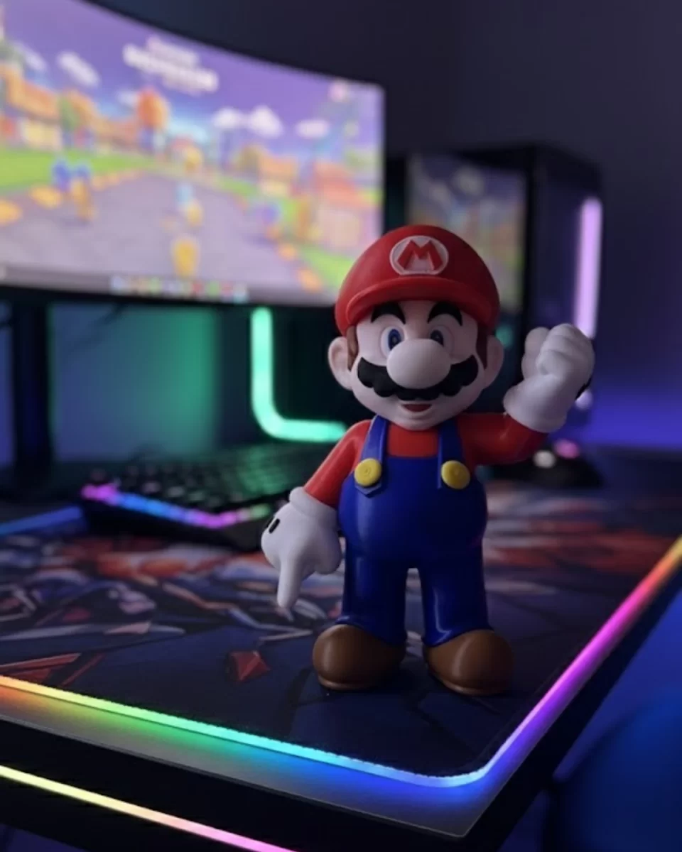 Süper Mario Koleksiyonluk Dekoratif Biblo Oyun Karakter Figürü