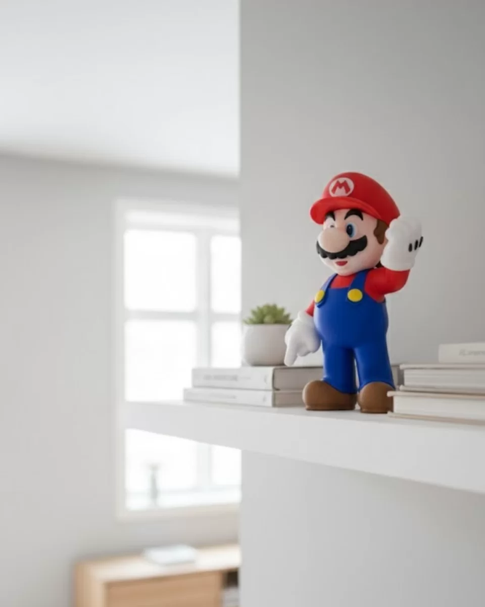 Süper Mario Figür Biblo Dekoratif Oyun Temalı Masa Süsü