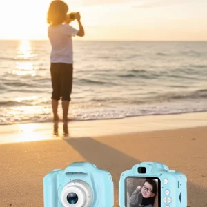 Mavi HD Taşınabilir Mini Dijital Kamera Video ve Fotoğraf Kayıt Özellikli