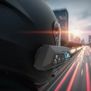 Su Geçirmez Motosiklet Kask Kulaklık 1000mAh Batarya