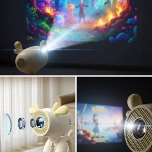 Android Sistemli 4K Projeksiyon 36W Dolby Sesli