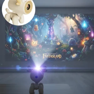 500 ANSI Lümen Parlaklıkta Akıllı Mini Projeksiyon Cihazı