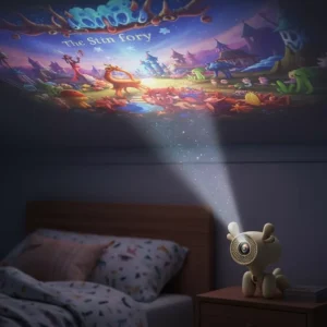 Geyik Tasarımlı Akıllı Projeksiyon 4K Destekli 500 ANSI Lümen