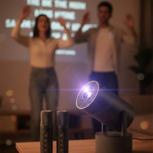 1080P Taşınabilir Projeksiyon WiFi Bluetooth Destekli