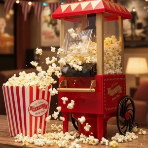 Sıcak Hava Teknolojili Yapışmaz Popcorn Makinesi