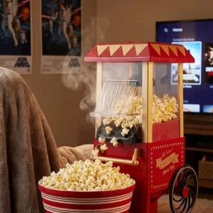 Nostaljik Tasarımlı Yağsız Mısır Patlatma Makinesi