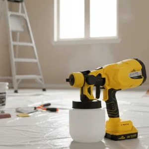 Akülü Boya Püskürtme Tabancası Ayarlanabilir Sprey ve Fan Ayarı